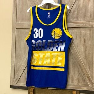 NBA STEPHEN CURRY GOLDEN STATE WARRIORS JERSEY TANK TOP  SHIRT MENS